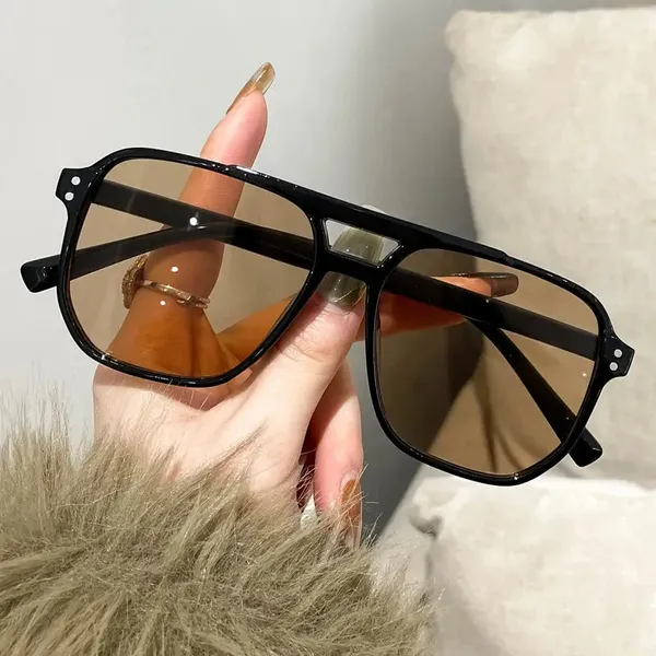 Lunettes Homme Tendance à Monture Double Arc