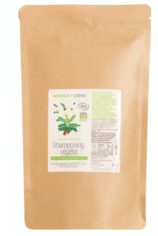 Aroma-Zone - Poudre de soins neutre shampoing végétal - 250 g