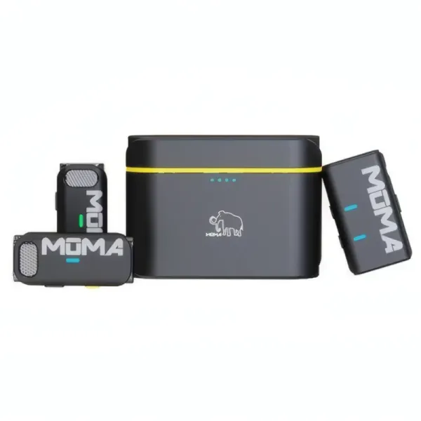 Micro Cravate Sans Fil MOMA LARK M1 DUO pour 2 Personnes - 2,4 GHz