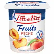 ELLE & VIRE - Yaourt à la pêche - 125g