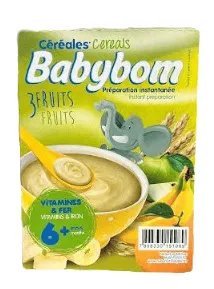 BABYBOM - Céréales 3 fruits - 200g