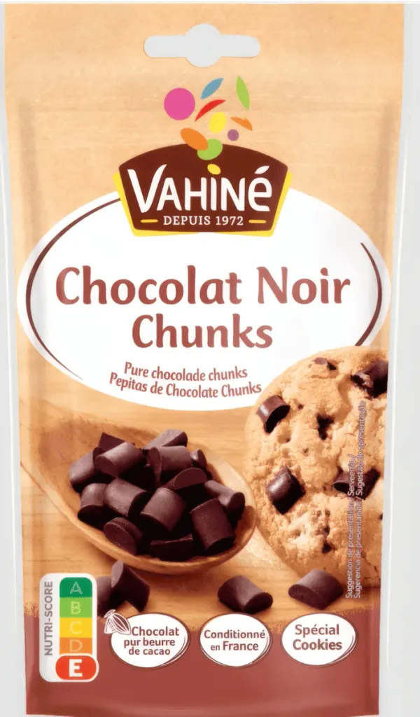 Vahiné – Pépites de Chocolat Noir Chunks – 100 g