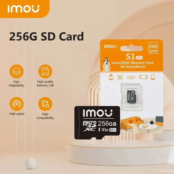 Imou - Carte Mémoire Micro SD 256Gb - ST2-226-S1