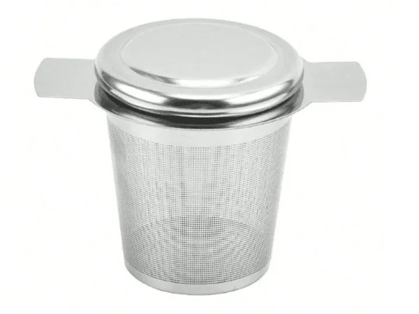 Filtre à thé en acier inoxydable - passoire à thé à maille fine - Gris