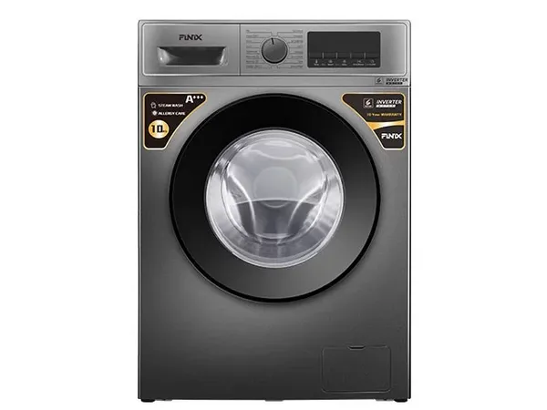 Machine à Laver Finix 10KG Inverter Front Load Gris FIN100IXDA05E