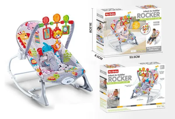 Chaise à bascule multifonction pour bébé, balançoire électronique confortable, transat pour bébé