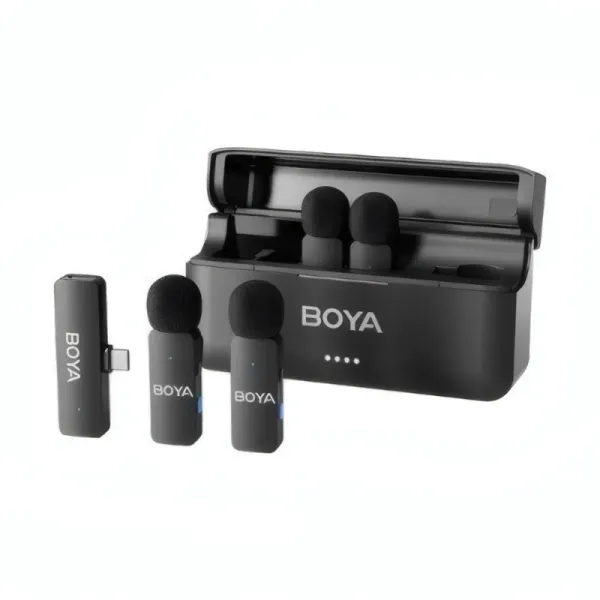 Système de Micro Cravate Sans Fil BOYA BY-V4U pour 4 Personnes