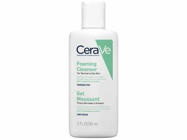 CERAVE - Gel nettoyant moussant peaux normales à grasses - 88ML