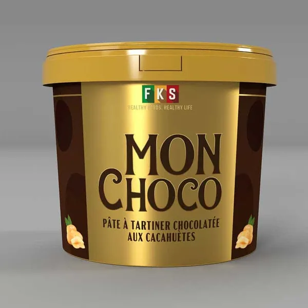 MON CHOCO -  Pâte à tartiner chocolatée aux cacahuètes - 500g