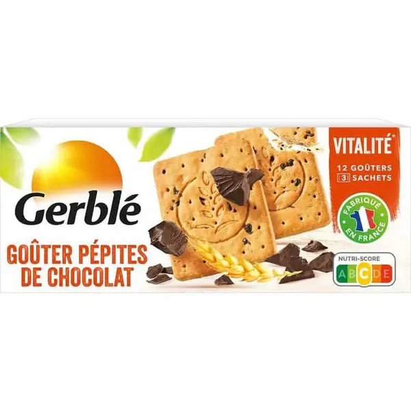 GERBLE – Goûter Pépites de Chocolat (3 sachets)