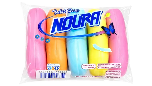 Savon de toilette Noura 5 x 60 g