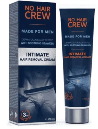 NO HAIR CREW - Crème Dépilatoire Intime Homme – 100ml