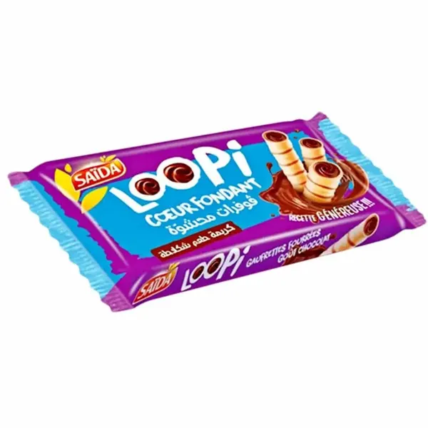 Saida Biscuit LOOPI – Cœur Fondant - 48 g