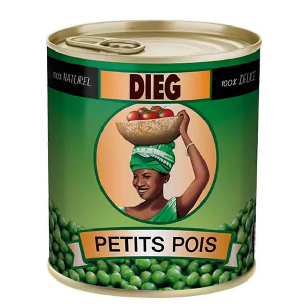 Petits pois Dieg boîte 800 g