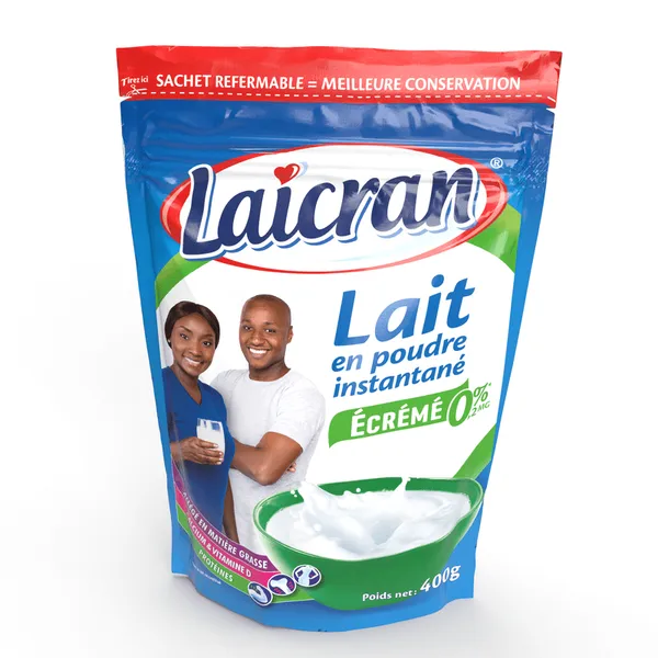 LAICRAN - Lait en Poudre écrémé - 400g