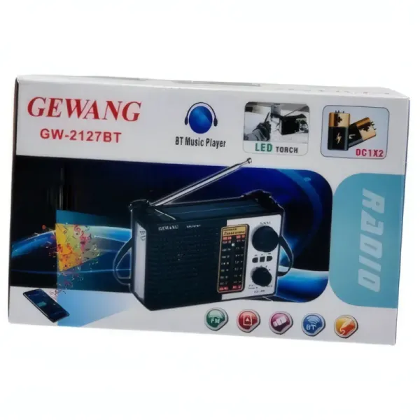 Haut-Parleur Bluetooth GEWANG GW-2127BT - Radio sans fil