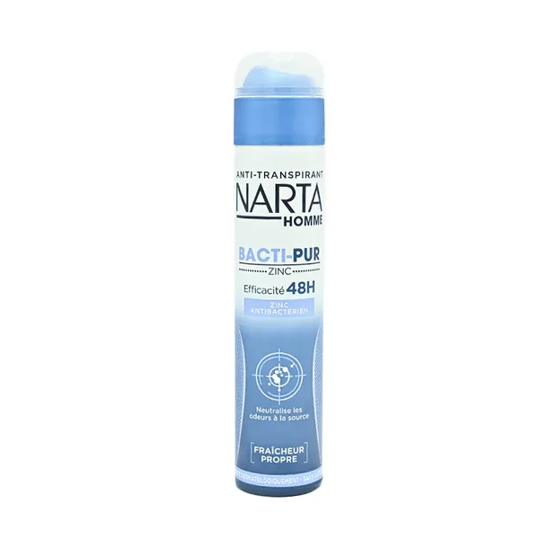 BACTI PUR HOMME 200ML Anti-transpirant - Actif anti-bactérien + Zinc purifiant