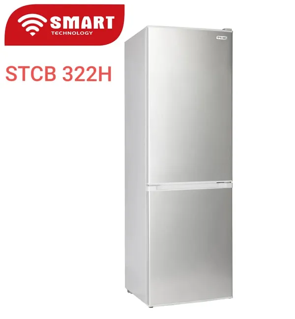 Refrigerateur Smart Technology Combine 3 tiroirs Gris STCB322H