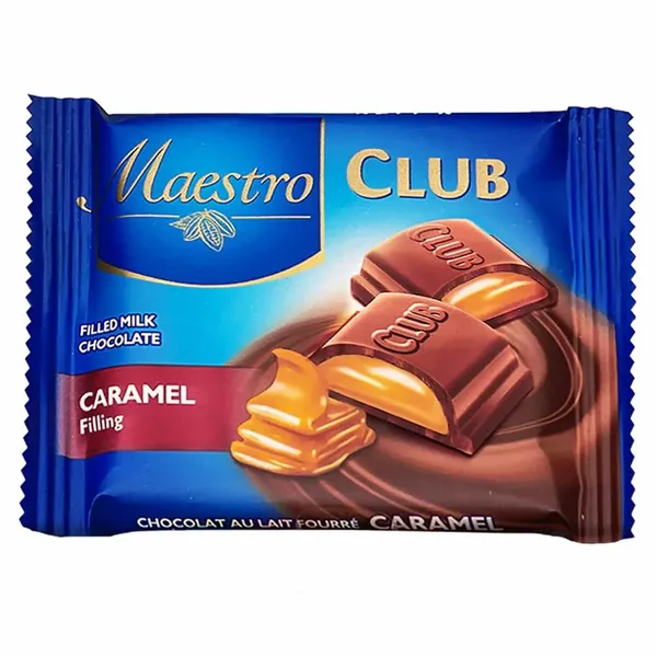 Maestro Club – Fourré Caramel - 45 g