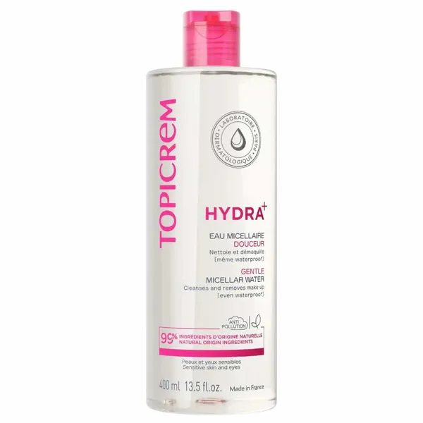 TOPICREM HYDRA - Eau micellaire Démaquillante Visage - 400 ml