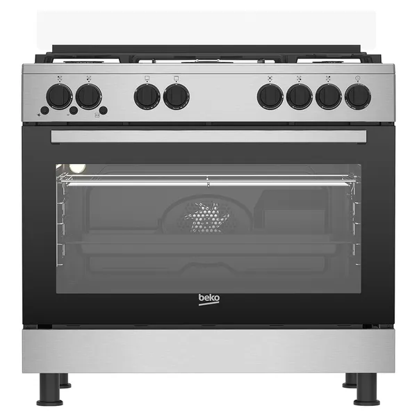 Cuisiniere Beko 5FEUX Inox Gg 15121 Dx