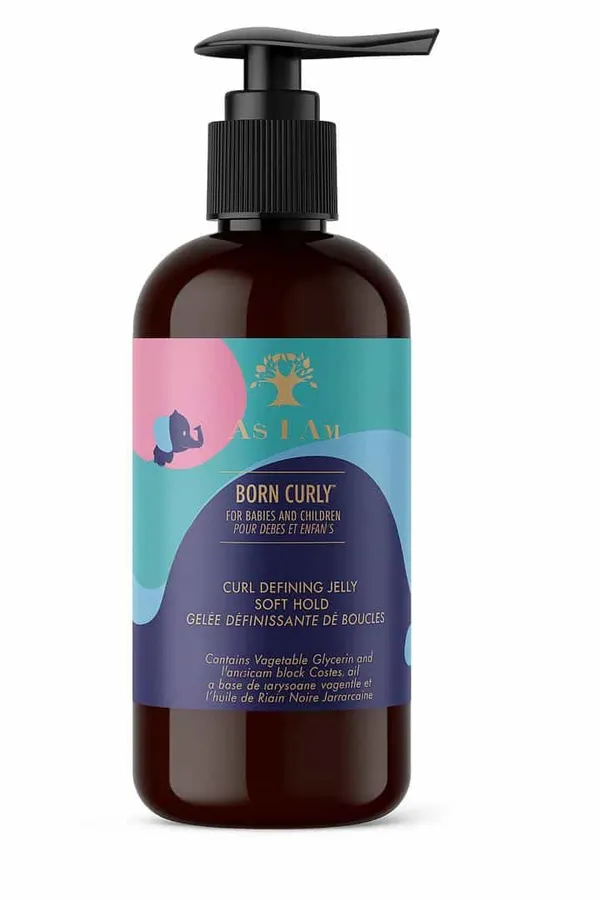 AS I AM - Shampoing pour cheveux bouclés à la glycérine et huile jamaique Born Curly - 240 ml (Copie)