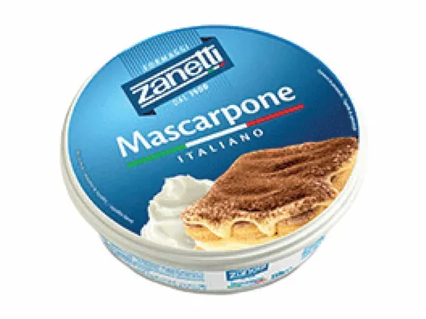ZANETTI - Mascarpone Italien 250G - Fromage Frais Onctueux
