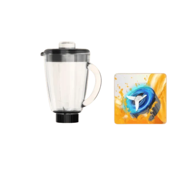 Bol Melangeur en Verre pour rechange Mixeur Sur Socle 1,5L