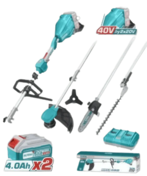Multi-Outil de Jardin 40V - TSTLI2040386 - 4-en-1 Brushless
