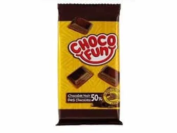 CHOCOFUN - Tablette de chocolat noir 50% -100G