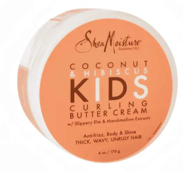 SHEA MOISTURE - Crème bouclante pour enfants  à la noix de coco et à l'hibiscus - 170 g