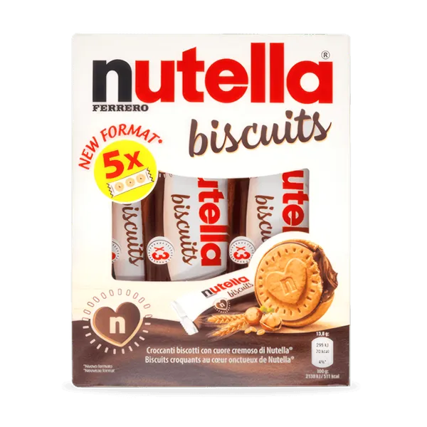 NUTELLA – Lot de 5 Biscuits Fourrés