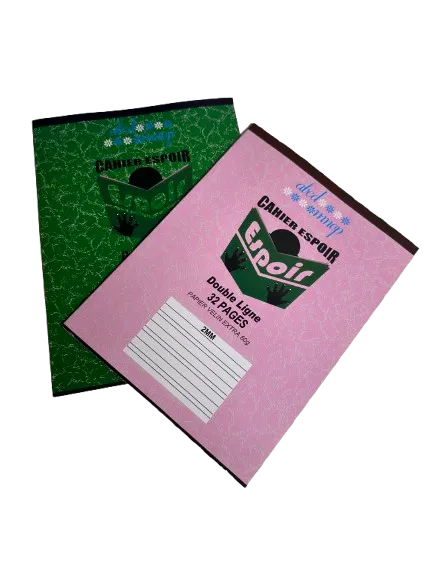 Espoir Petit cahier Double Ligne 32 pages