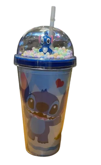Gourde Disney Stitch & Angel – Avec Paille de Dôme