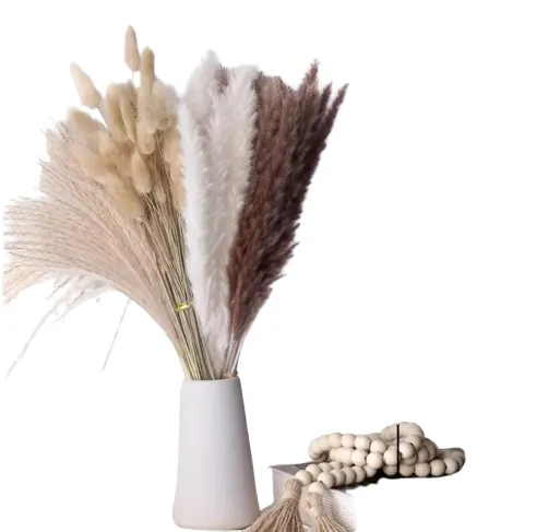 Herbe de Pampa Artificielle – Lot de 68 Tiges Décoratives