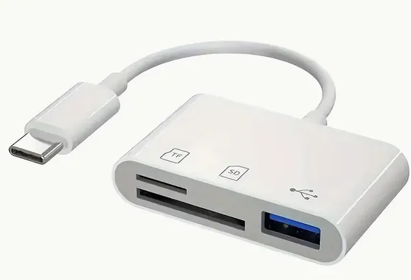 ADAPTER - Lecteur carte mémoire 3-en-1 USB Type C