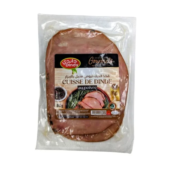 Cuisse de dinde au poivre Dindy 80 g