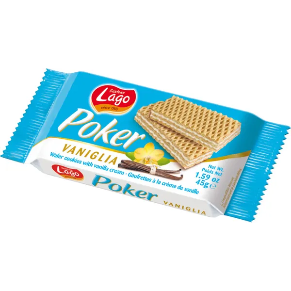 Poker gaufrettes à la crème de vanille 45 g