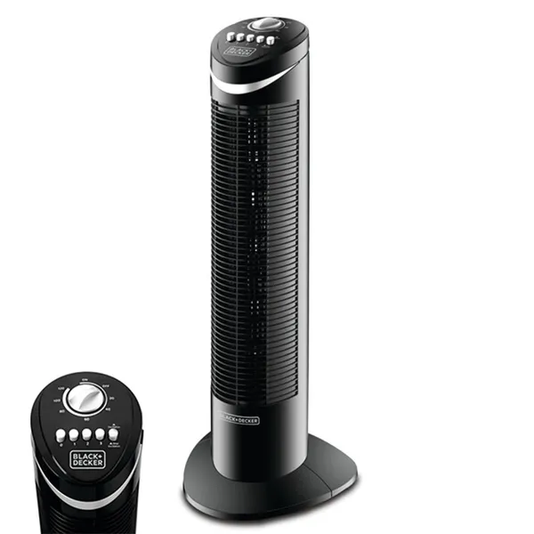 Ventilateur Tour Portable 50W BLACKDECTF50