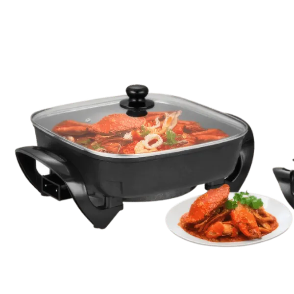 Poêle Électrique Multifonction Decakila - 1500W, 30×30 cm