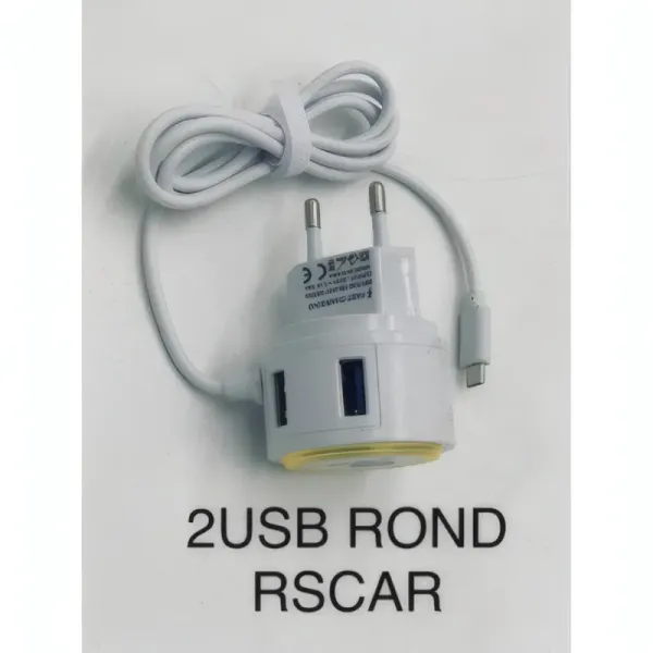 Chargeur Rapide V8 RSCAR RS-HCA80 pour Téléphone Portable