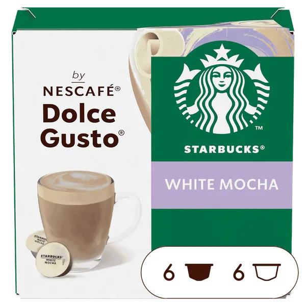 DOLCE GUSTO-Starbucks white mocha 12 capsules - 123g