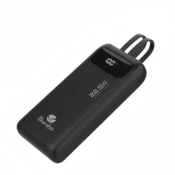 Power Bank Baraka BRK-PB41 20000mAh - Charge Rapide avec Câbles Inclus