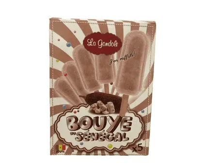 LA GONDOLE - Boîte de 5 sucettes glacées saveur bouye