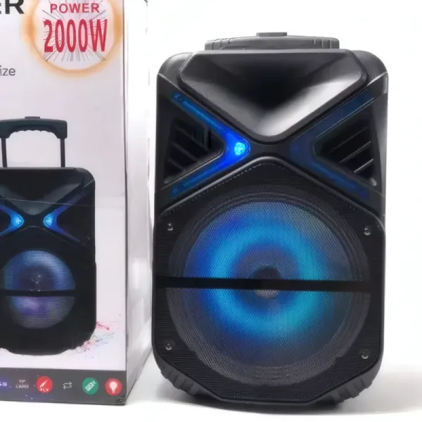 Haut-Parleur Bluetooth Sans Fil SY-1777 avec Télécommande pour Karaoké