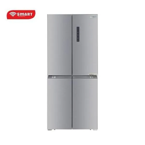 Refrigerateur Smart Technology Side BY Side 4 portes 419 litres Gris STR520S