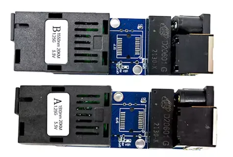 Gigabit SC 1F1E - Mini convertisseur de média fibre optique