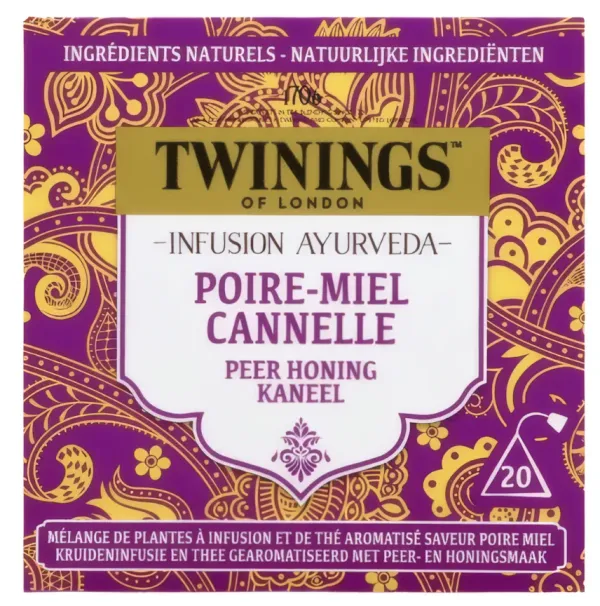 Twinings - Infusion Ayurveda Poire, Miel, Cannelle - 20g