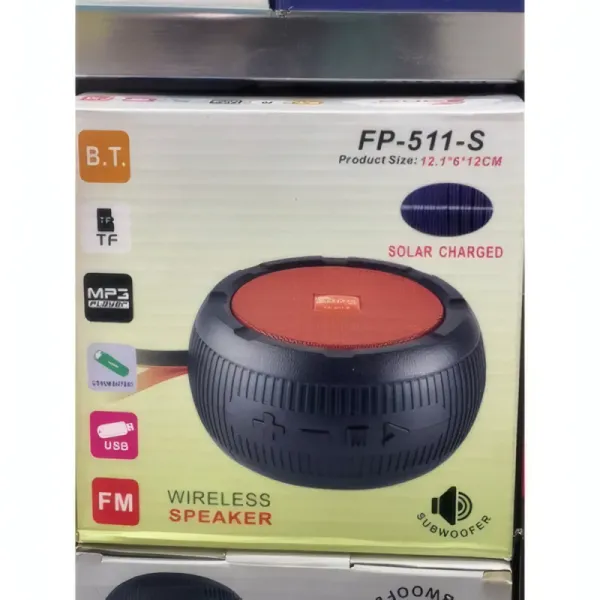 Haut-parleur Bluetooth Portable FEPE FP-511-S Résistant à l'Eau