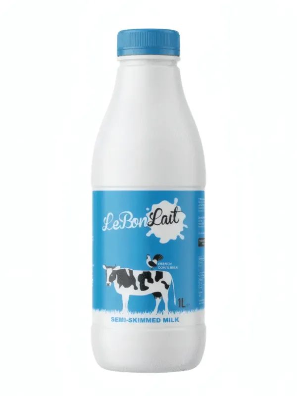 Le Bon Lait – Lait Demi-Écrémé – 1 L